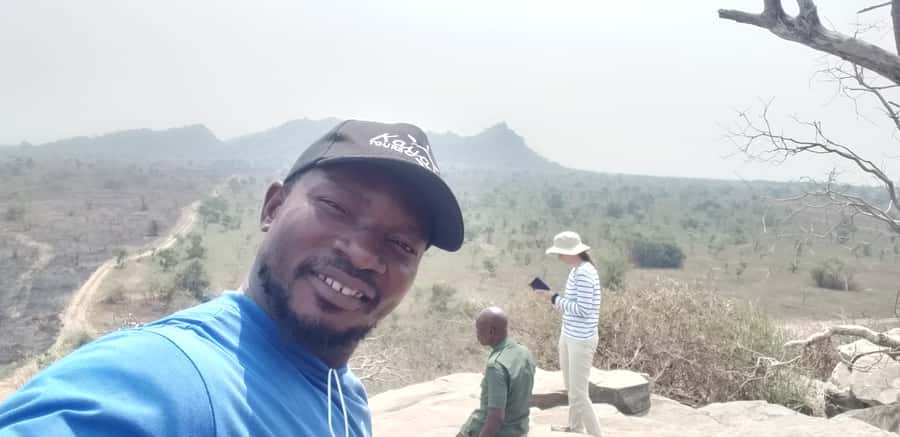Accra: Shai Hills, Caves & Boat Full-Day Eco-Friendly Tour - Climbing the hill for the best view