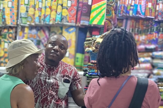 African custom clothing making experience with fabric tour - Starting at Makola Market in central Accra
