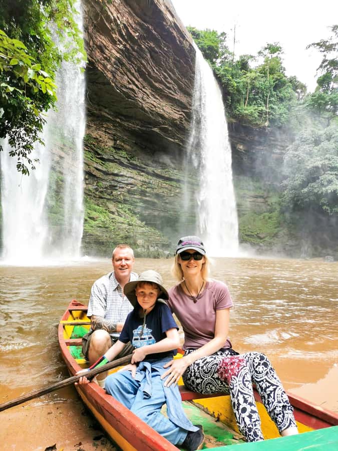 Boti Falls, Umbrella Rock, Aburi Gardens & Cocoa Farm Tour - Hiking to Umbrella Rock