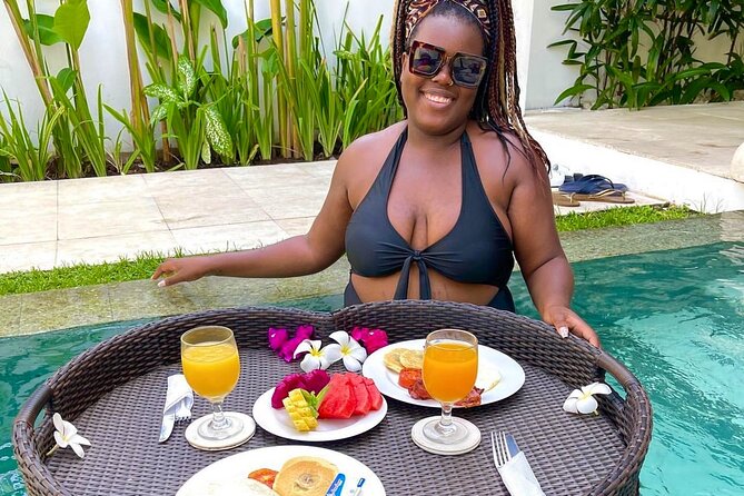 Floating Brunch Pool Experience - The floating basket is the main event