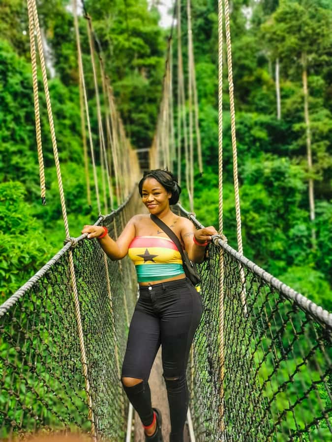 From Accra: Cape Coast, Elmina Castle & Kakum Park Day Tour - The early road from Accra to the coast