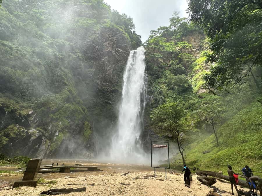 Ghana: 2-Day Monkey Sanctuary, Waterfall and Hiking Tour - Climbing Mount Afadja to 885 meters