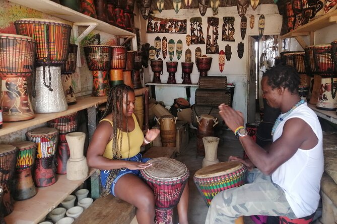 Half-Day Private African Drumming Lessons with Pick Up - Watching drums take shape