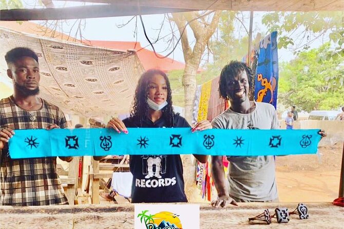 Kumasi Culture and Heritage Tours - Trying Adinkra stamping instead of only watching