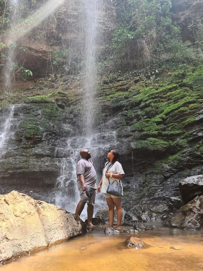 Quad Biking, Waterfall & Botanical Garden Tour with Lunch - Getting ready for an hour on a quad bike