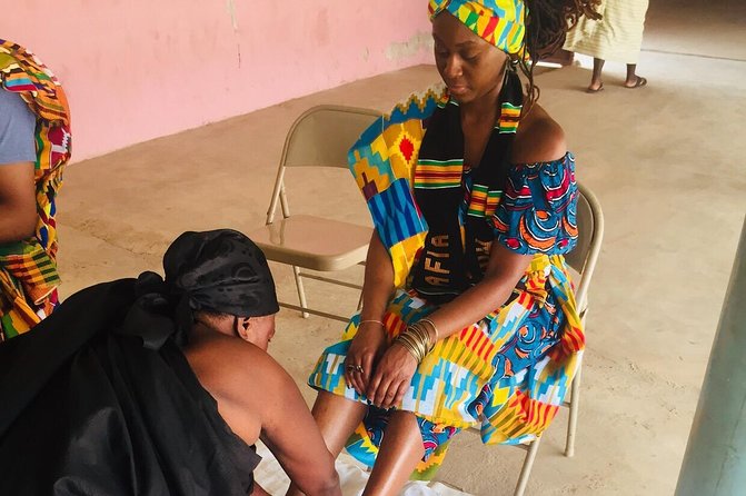 Traditional naming ceremony For African Diasporas in Kumasi - Lunch, entrance fees, and the $175 price